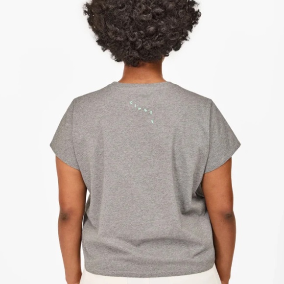 Clare V Classic Short Sleeve Tee with Sardines, Size SM - Picture 7 of 7